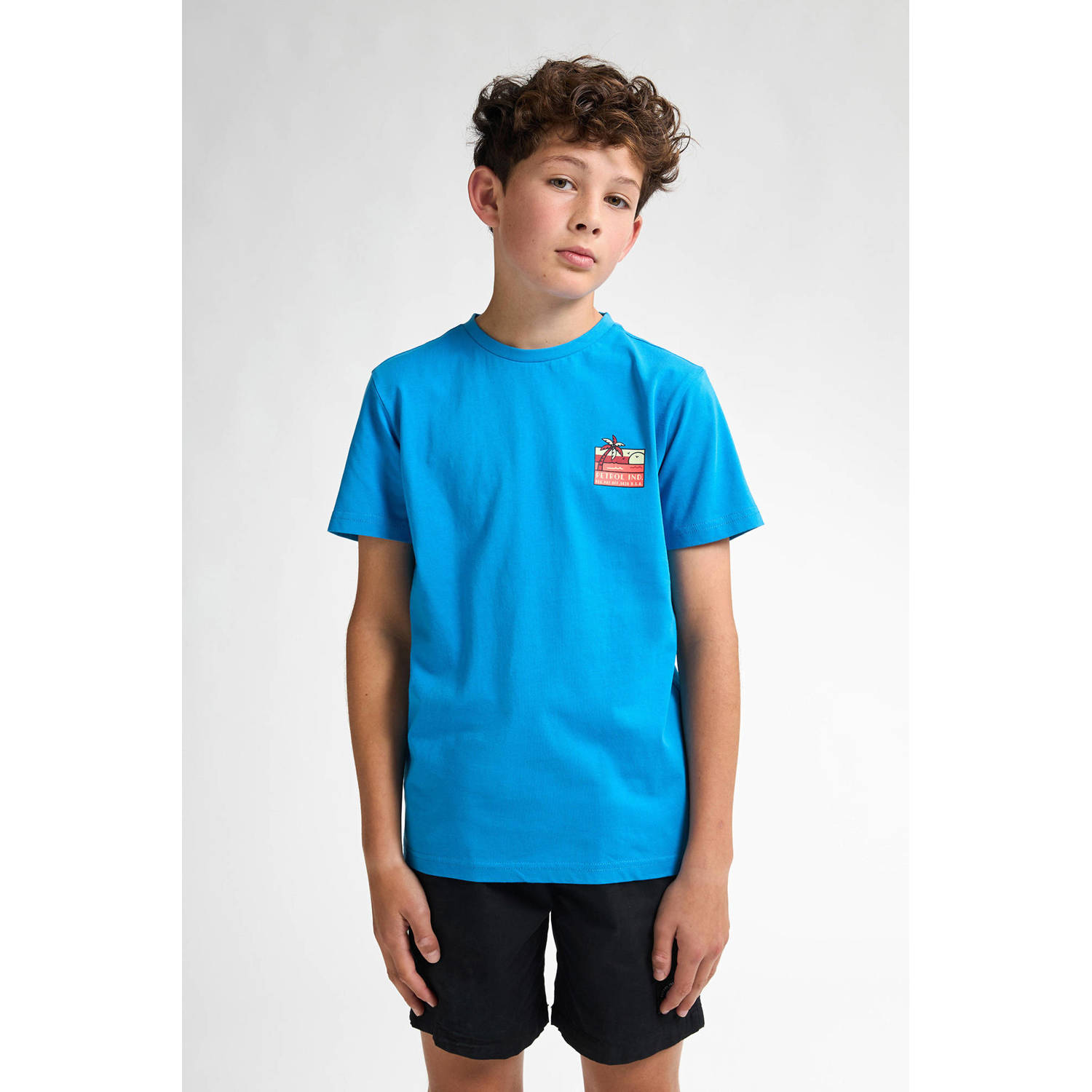 Petrol Industries T-shirt blauw