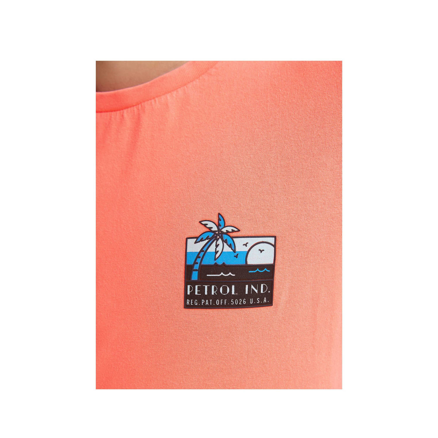 Petrol Industries T-shirt koraalrood