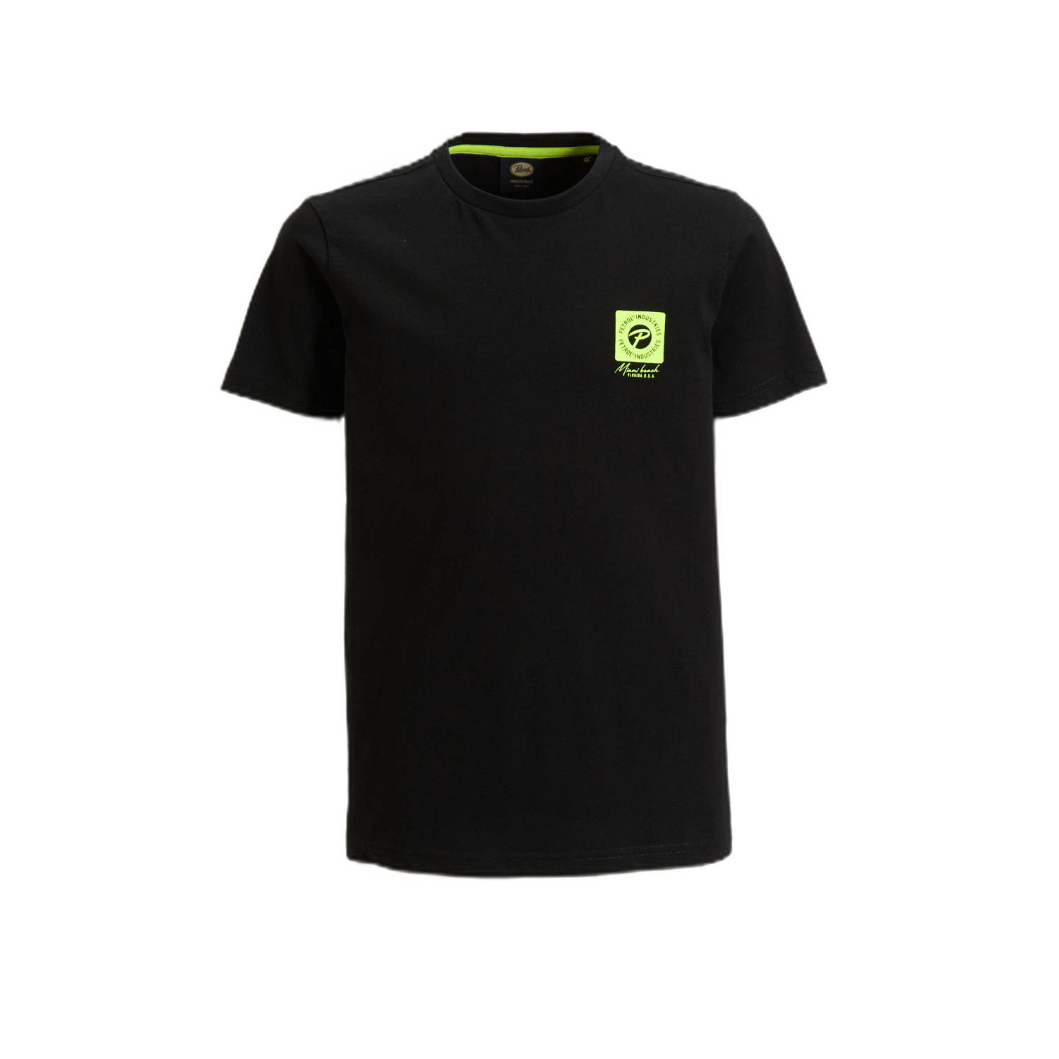 Petrol Industries T-shirt zwart