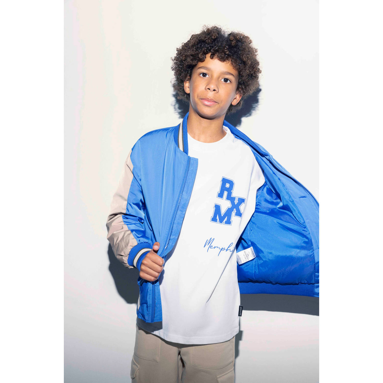 Retour Jeans X Memphis bomberjack blauw