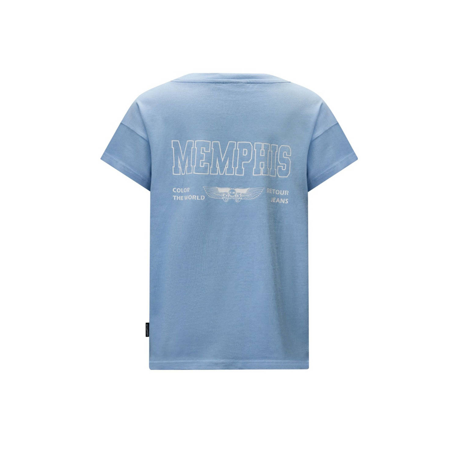 Retour Jeans X Memphis T-shirt lichtblauw