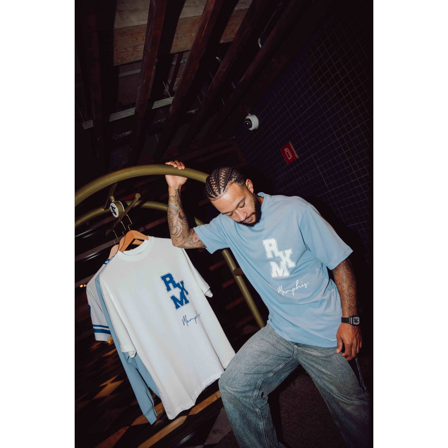 Retour Jeans X Memphis T-shirt lichtblauw