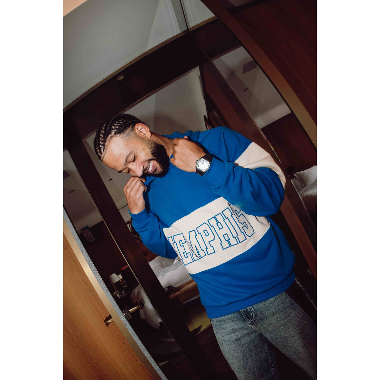 Retour Jeans X Memphis hoodie blauw