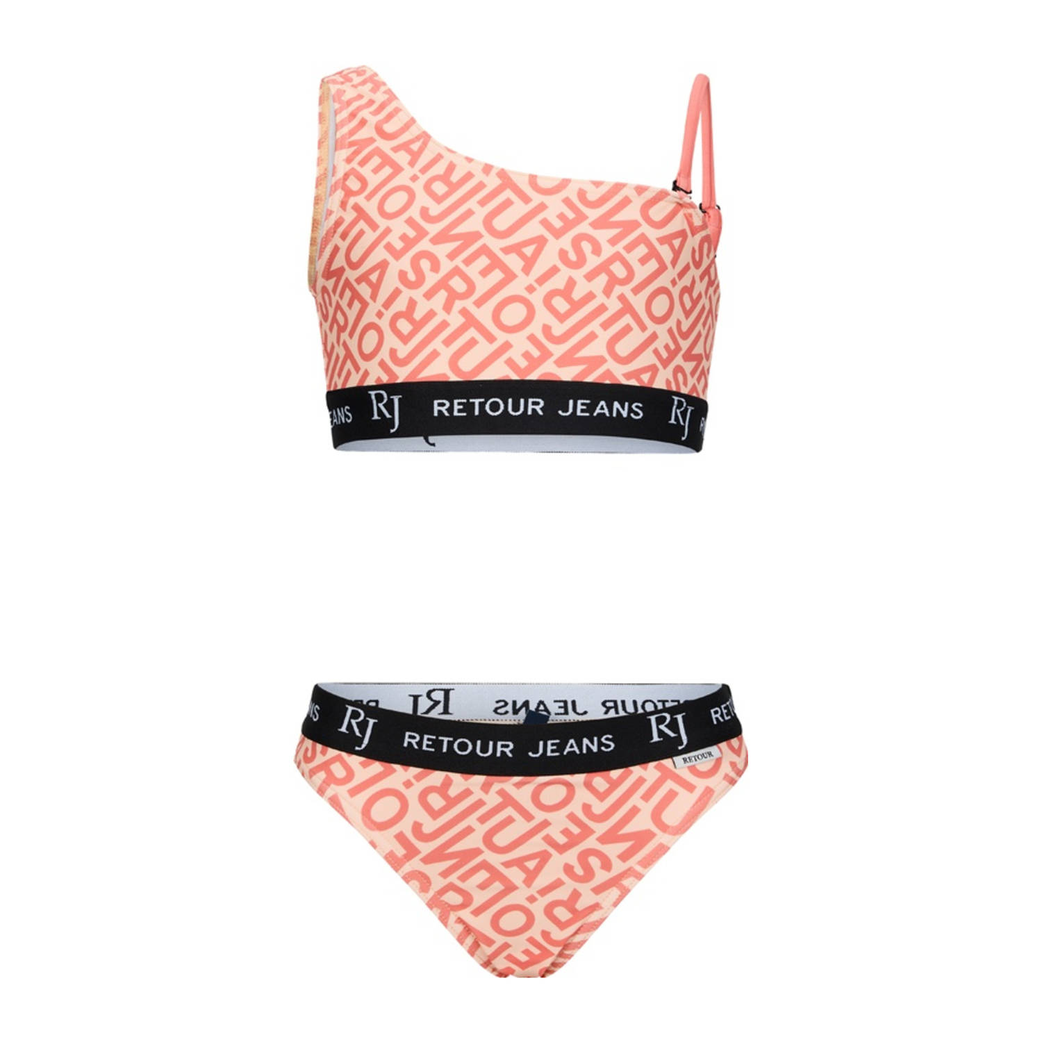Retour Jeans crop bikini zacht oranje