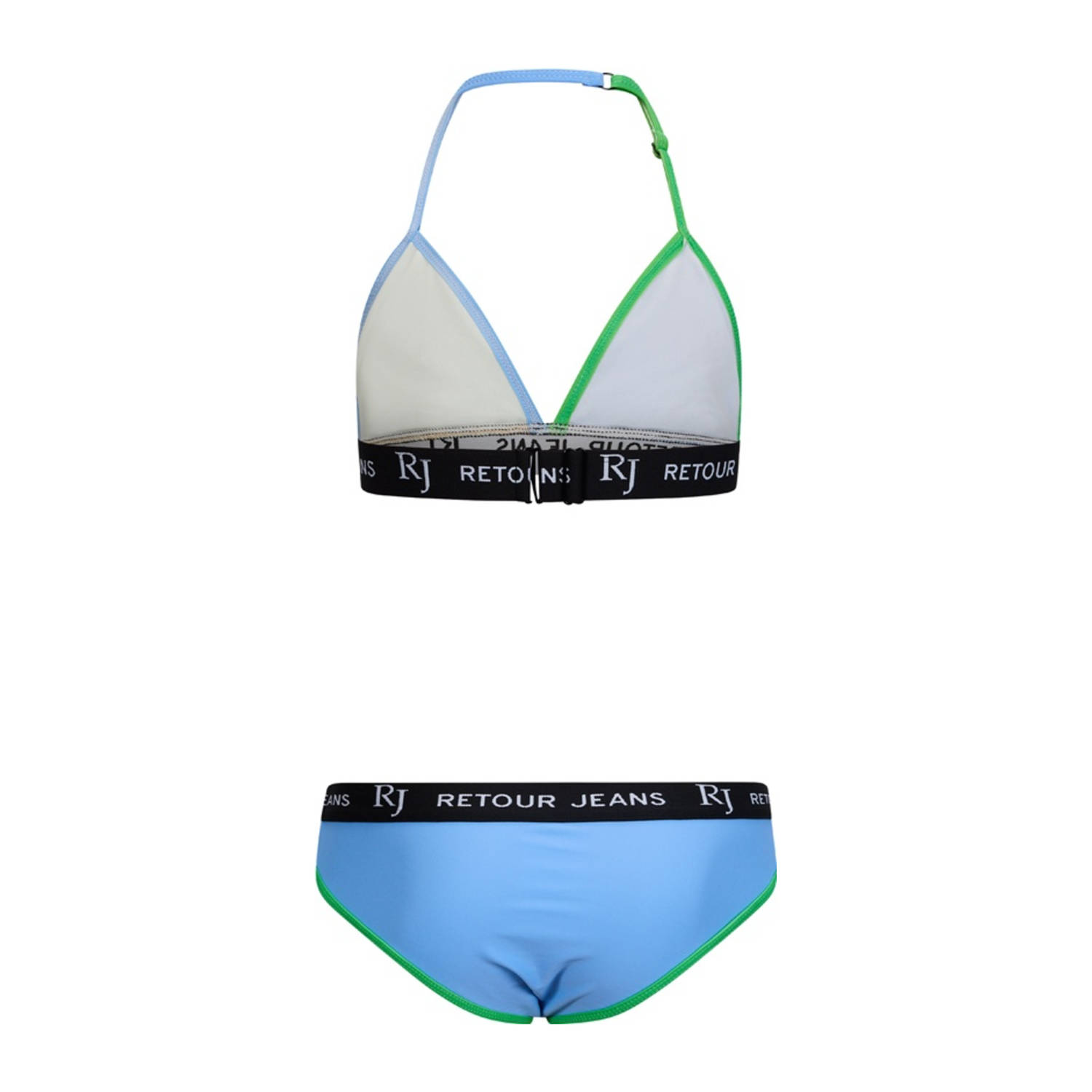 Retour Jeans triangel bikini hemelsblauw groen