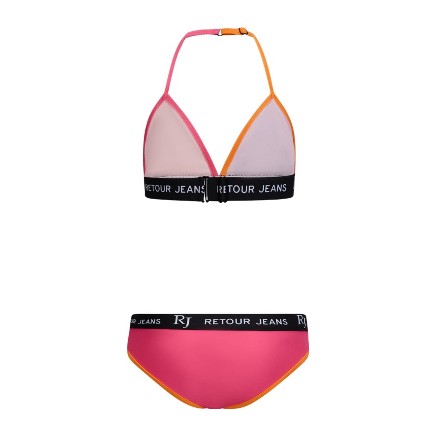 Retour Jeans triangel bikini fuchsia oranje