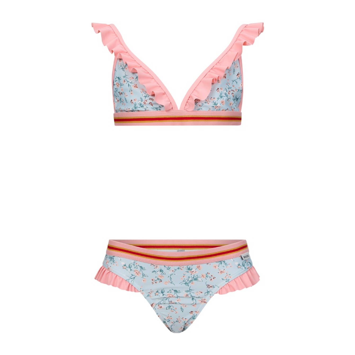 Retour Jeans triangel bikini roze lichtblauw