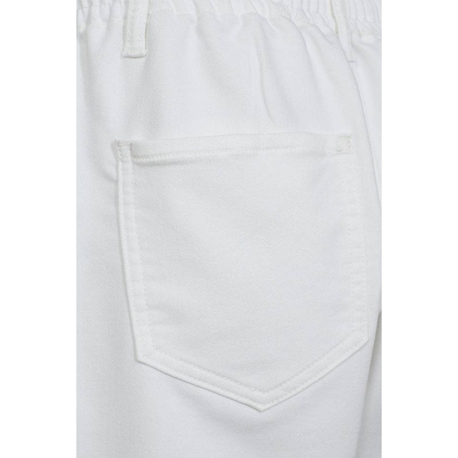 FREEQUENT straight regular waist broek ecru