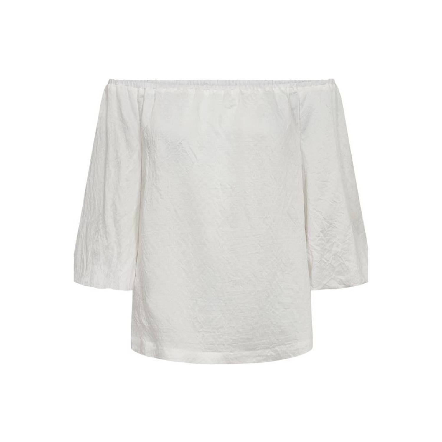 FREEQUENT off shoulder top ecru