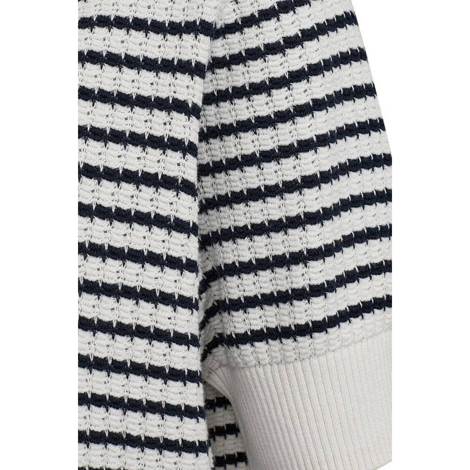 FREEQUENT top donkerblauw fijn gebreid