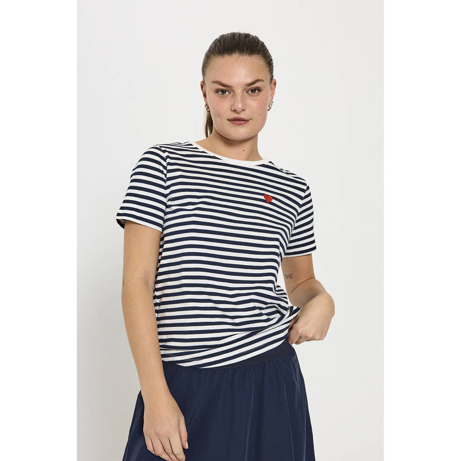 FREEQUENT T-shirt marine