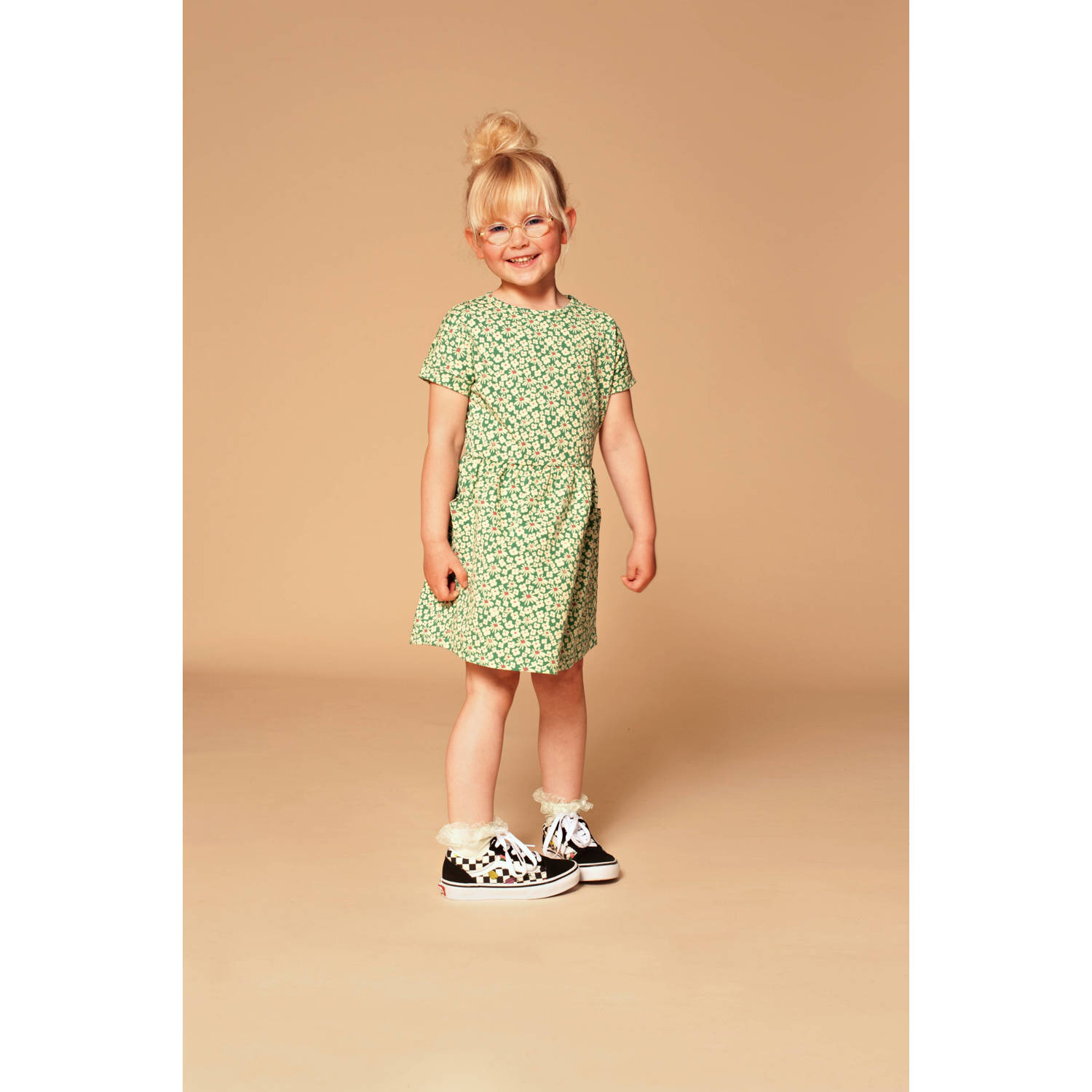 Stains&Stories korte jurk groen