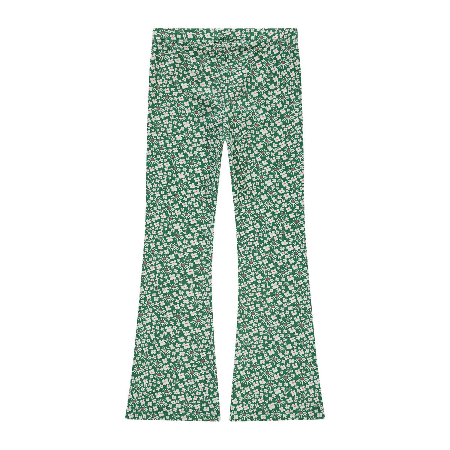 Stains&Stories flared legging groen