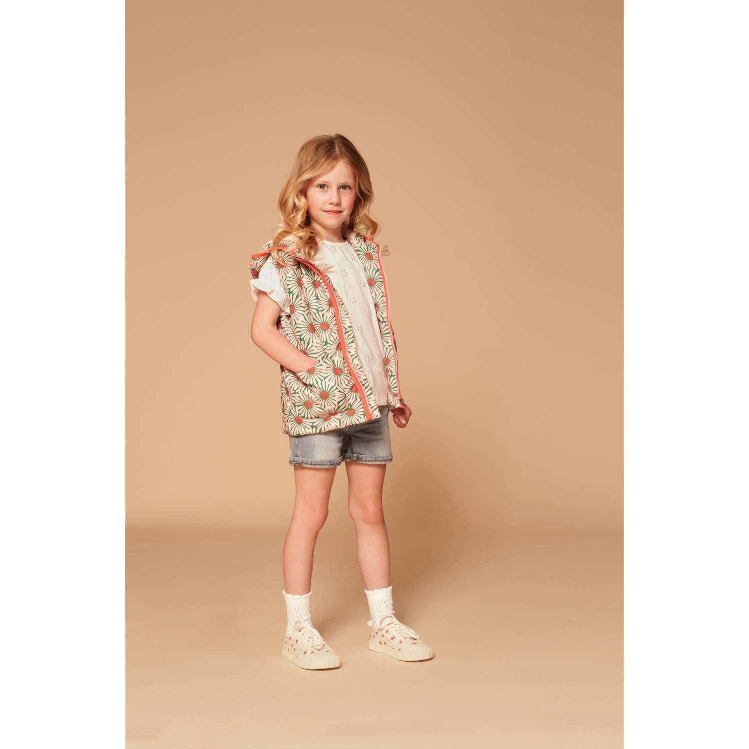 Stains&Stories denim short blauw