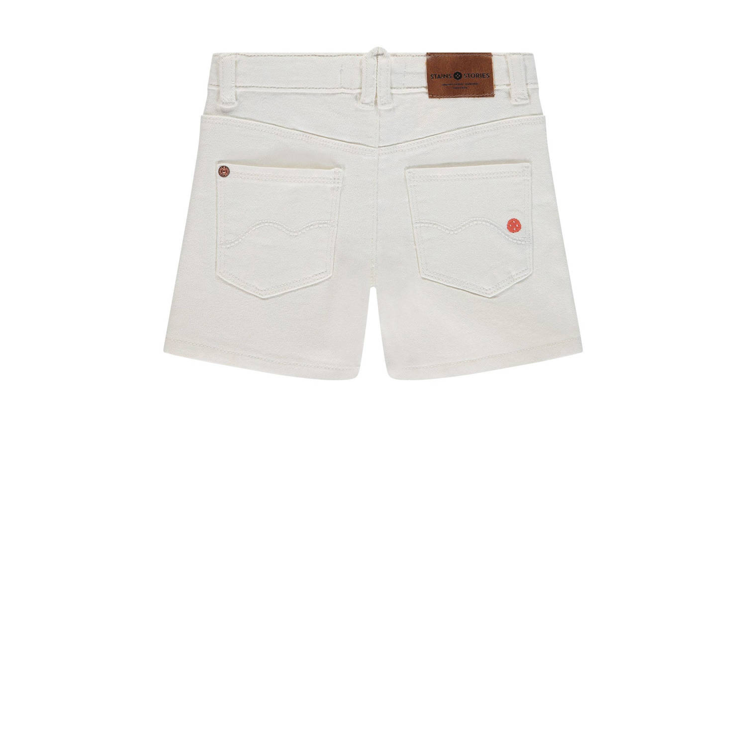 Stains&Stories denim short wit