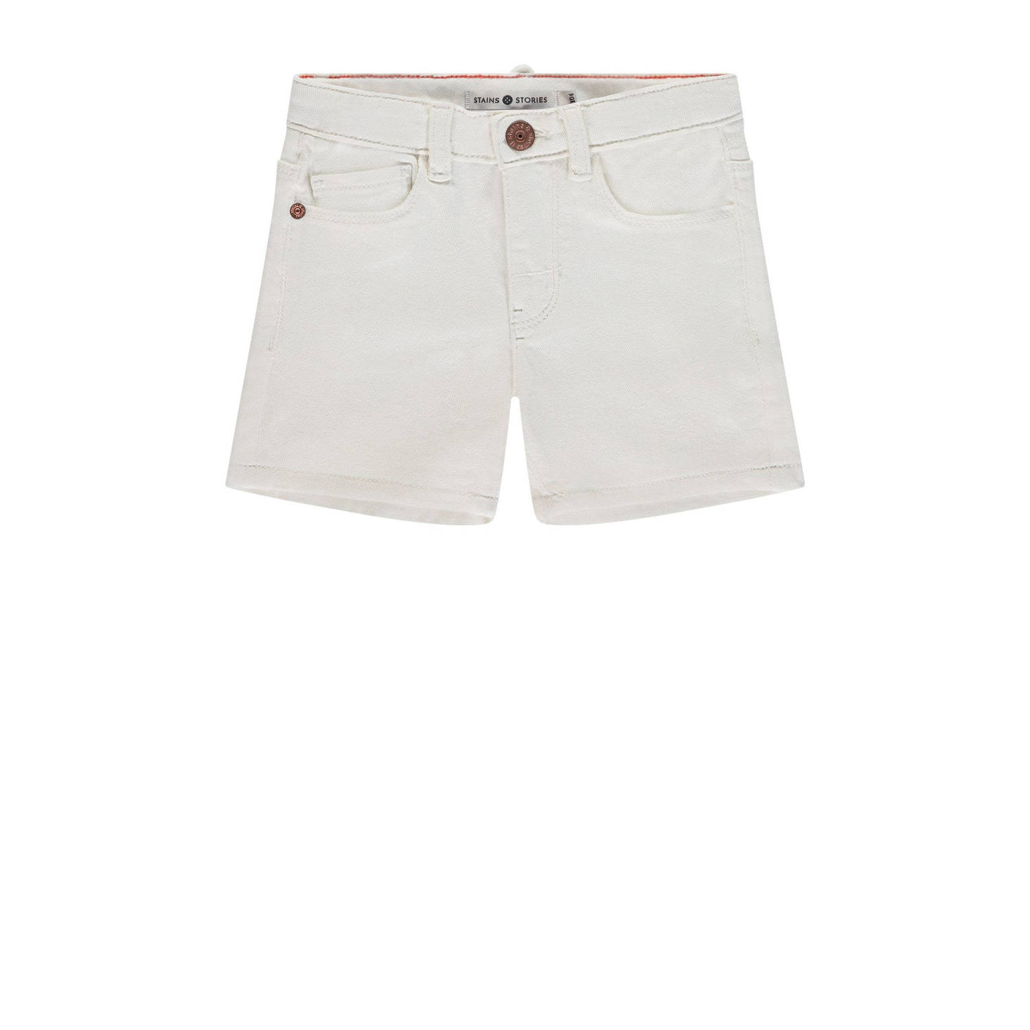 Stains&Stories denim short wit