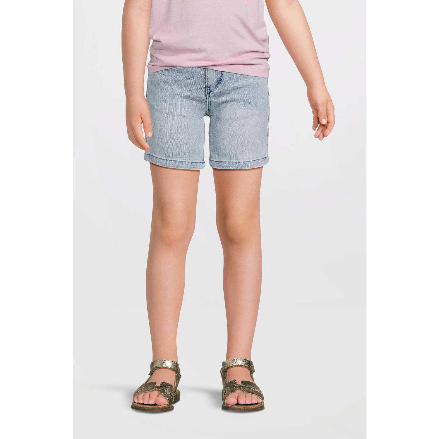 Stains&Stories denim short blauw