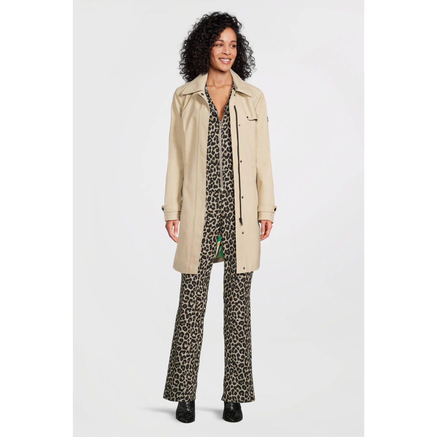 District trenchcoat zand