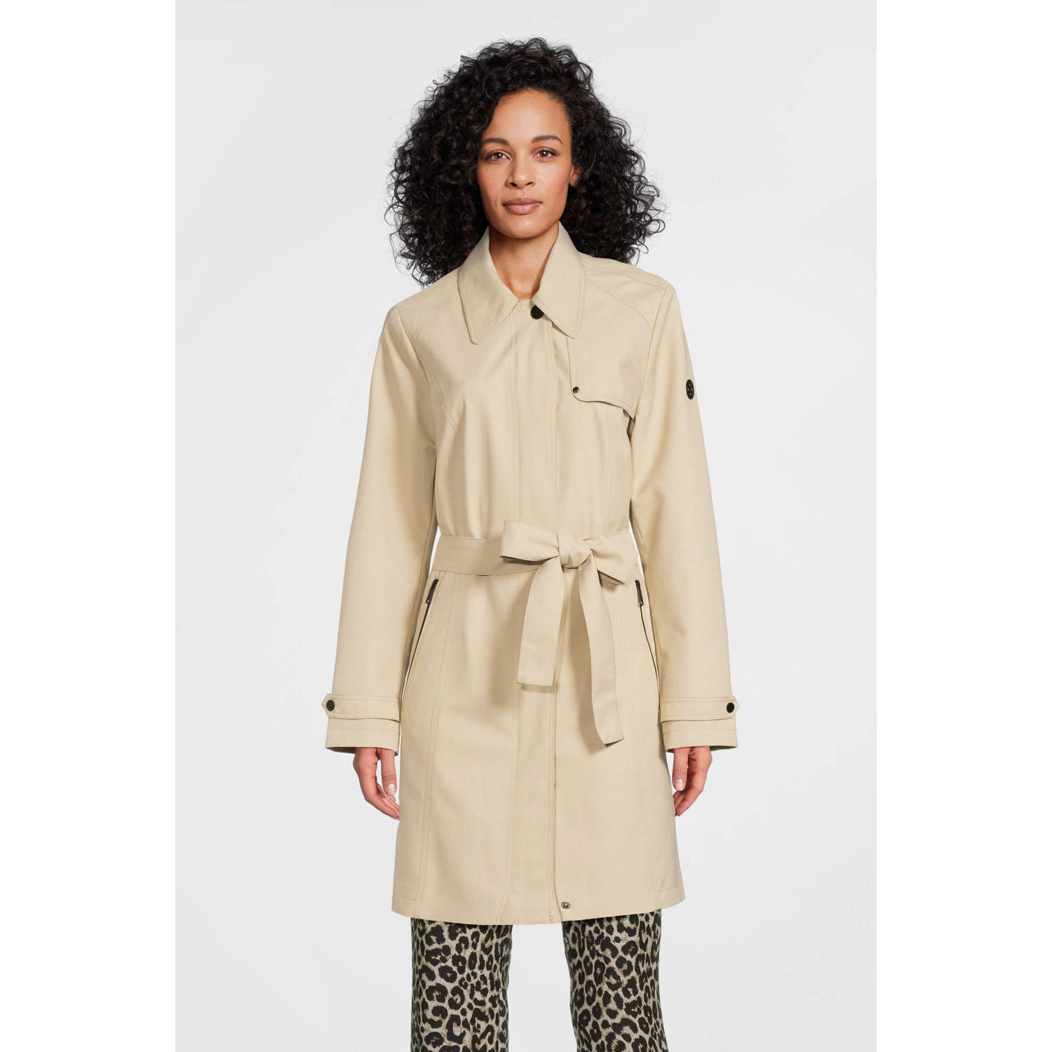 District trenchcoat zand