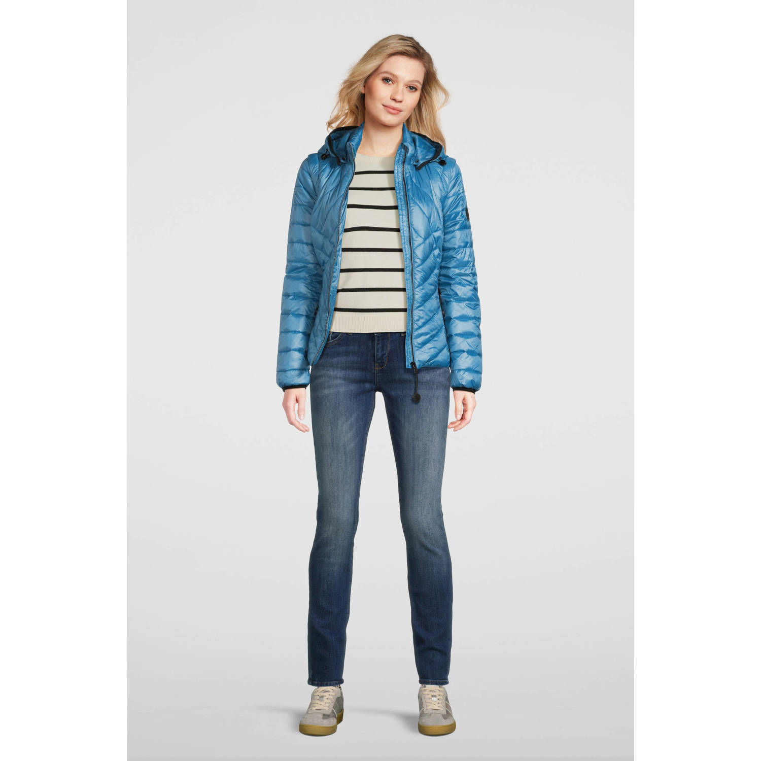 District zomerjas blauw