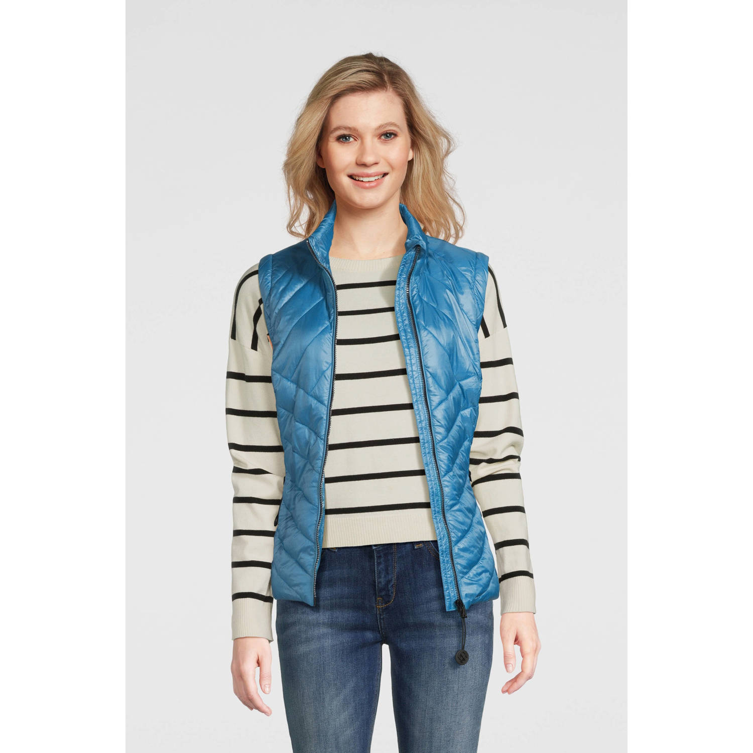 District zomerjas blauw