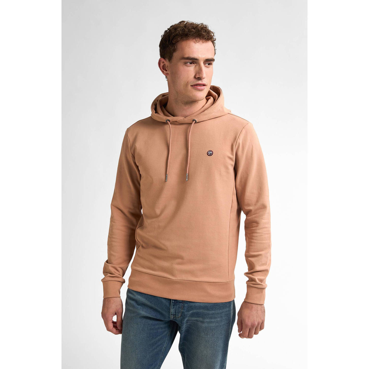 Petrol Industries hoodie lichtbruin