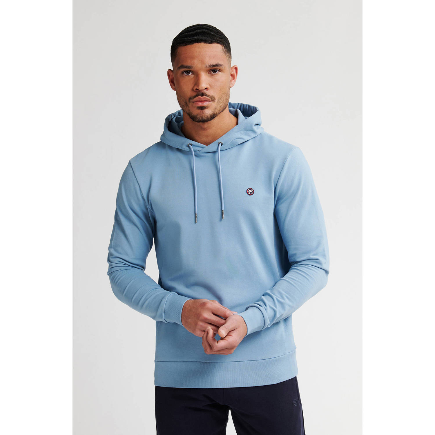 Petrol Industries hoodie lichtblauw