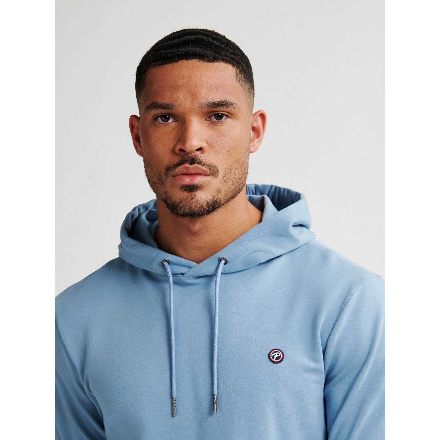 Petrol Industries hoodie lichtblauw