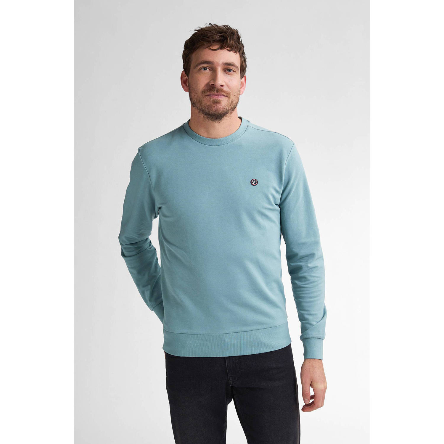 Petrol Industries Sweatshirt met geborduurd logo