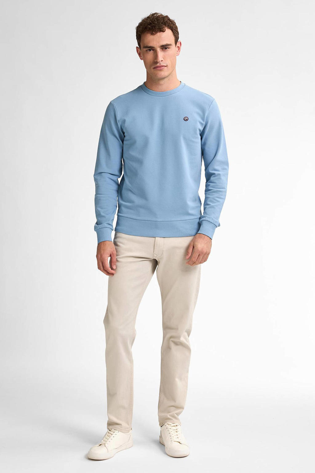 Petrol Industries sweater lichtblauw