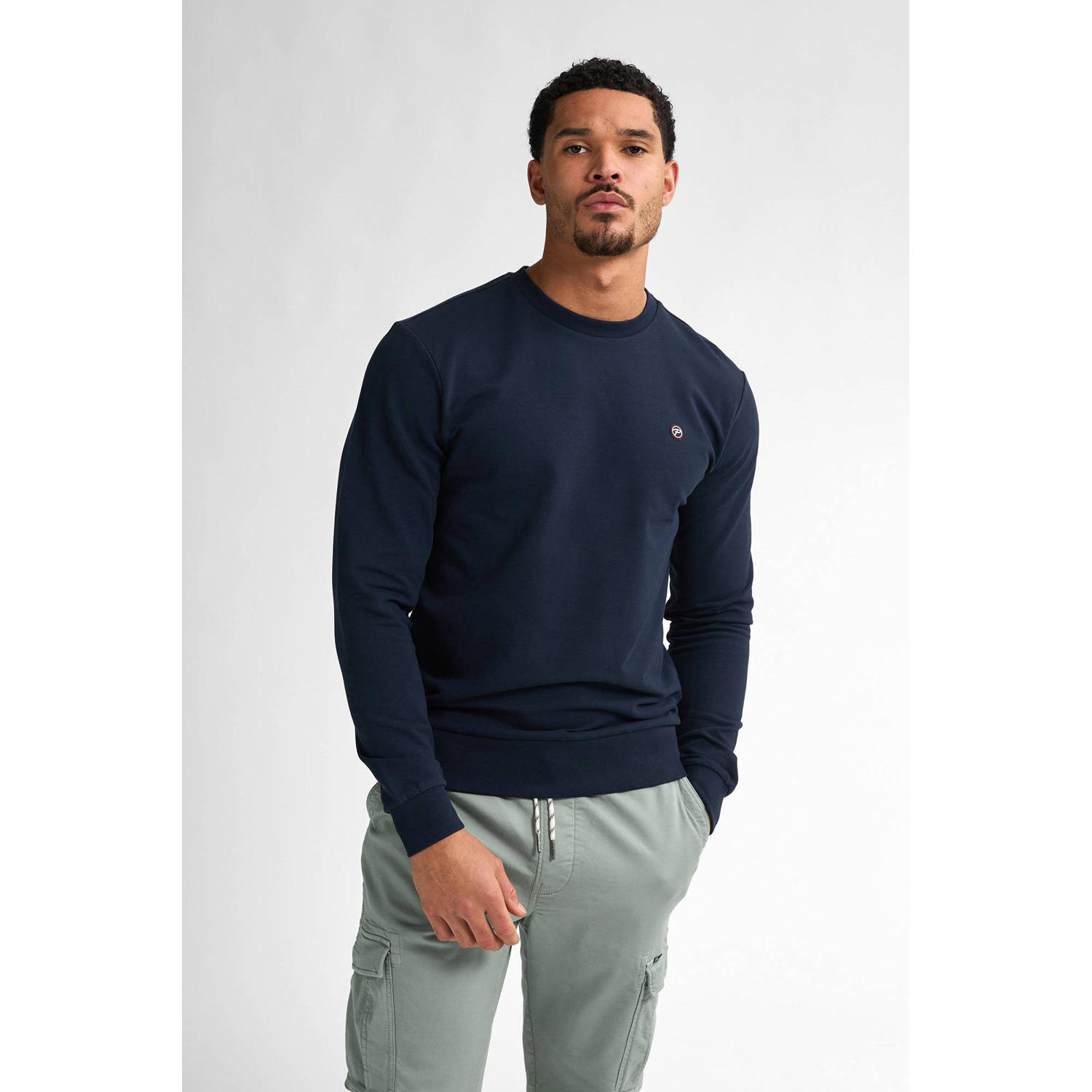 Petrol Industries Sweatshirt met geborduurd logo
