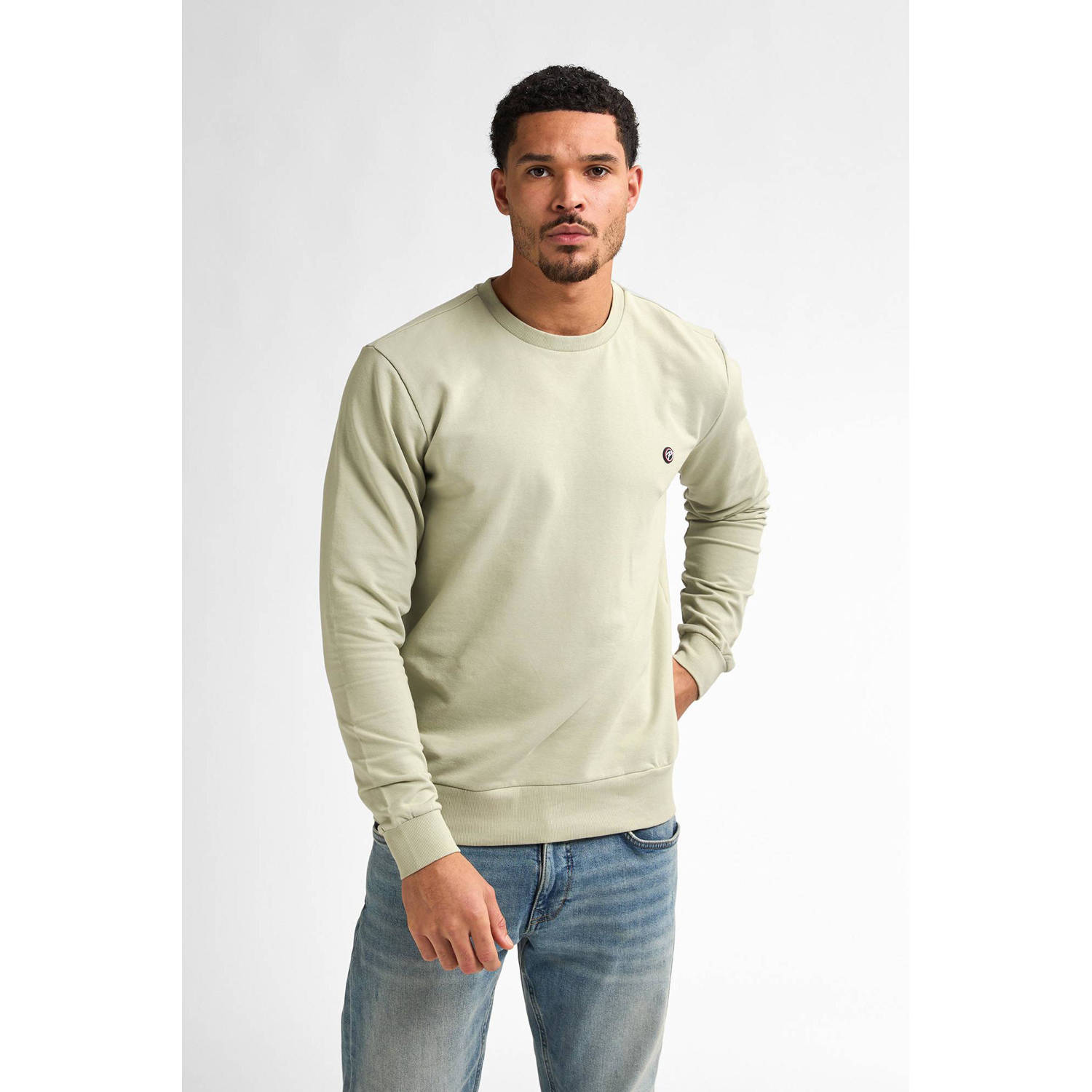 Petrol Industries sweater lichtgroen