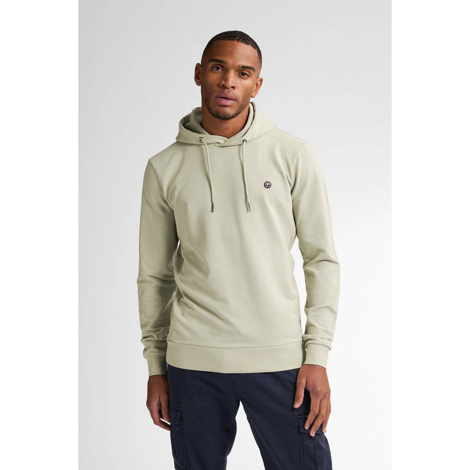 Petrol Industries Hoodie met geborduurd logo