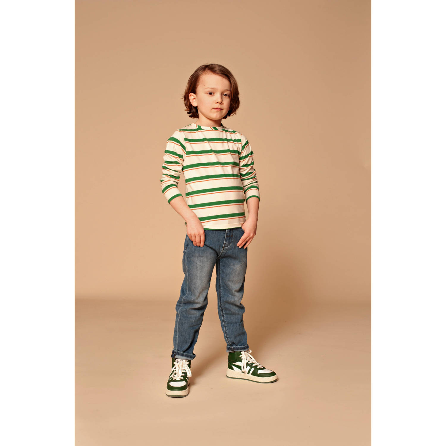 Stains&Stories longsleeve groen