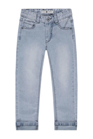 regular waist regular fit jeans light blue denim