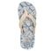 Reef Kids Ahi teenslippers ecru/blauw