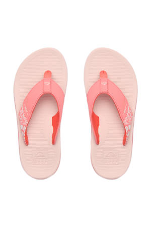 Santa Ana teenslippers koraalrood
