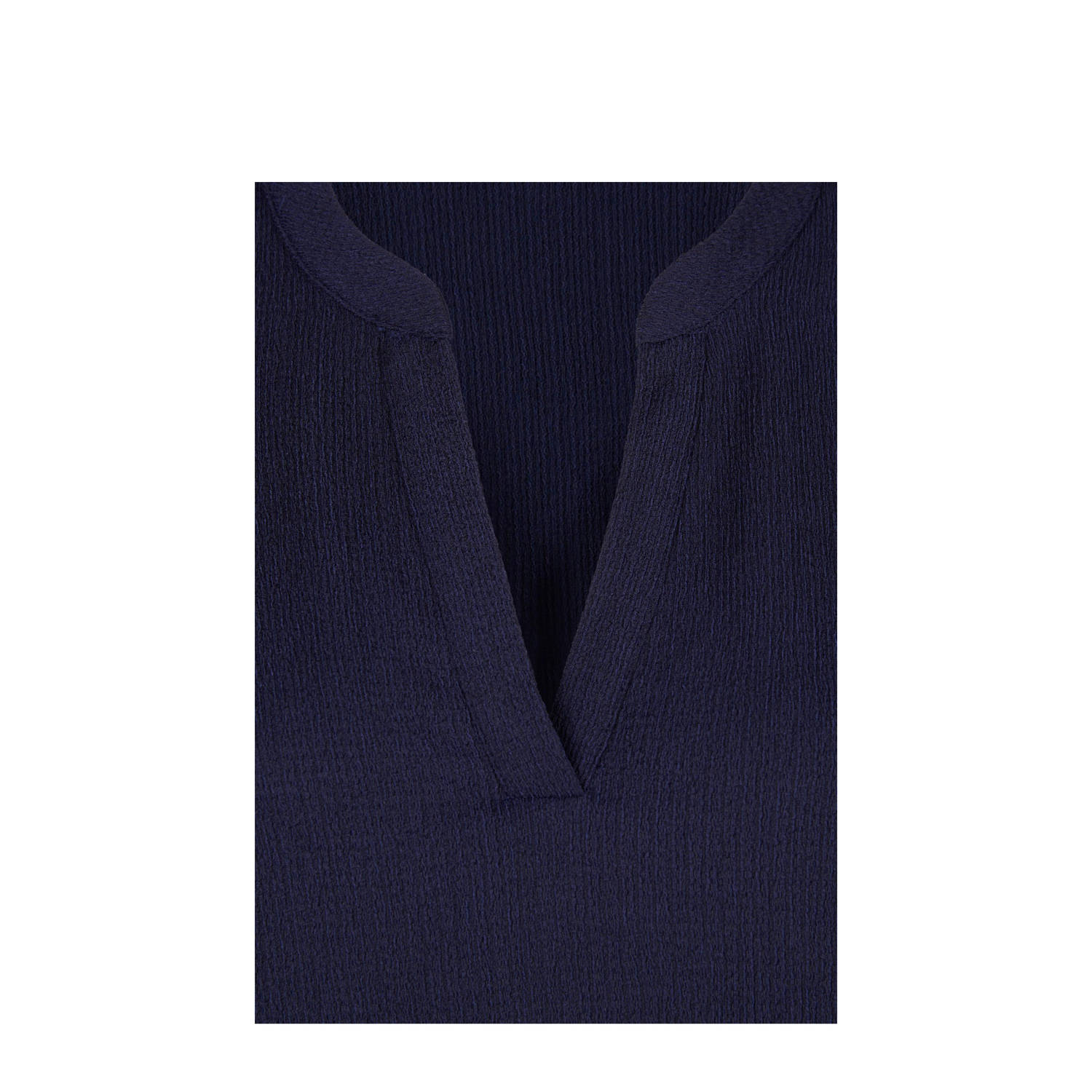 Miss Etam Plus top donkerblauw