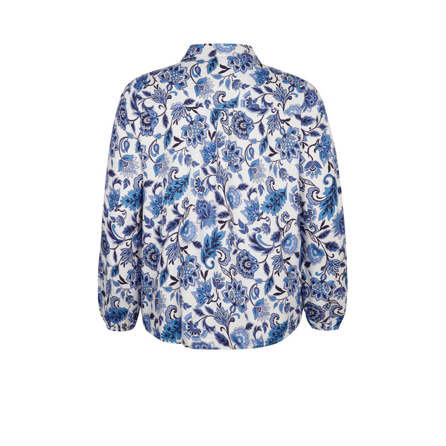 Miss Etam Plus blouse blauw