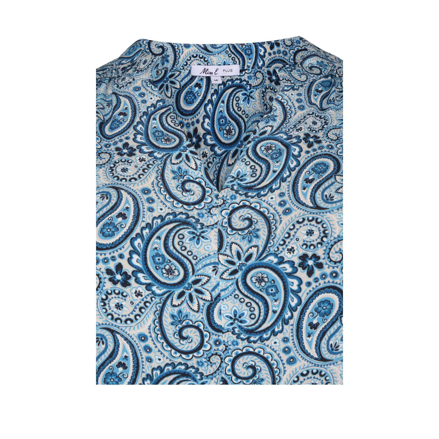 Miss Etam Plus tuniek blauw