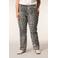Miss Etam Plus straight leg jeans met panterprint bruin