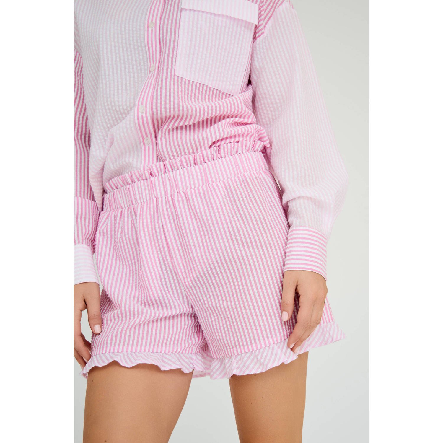 A-View regular high waist casual short lichtroze