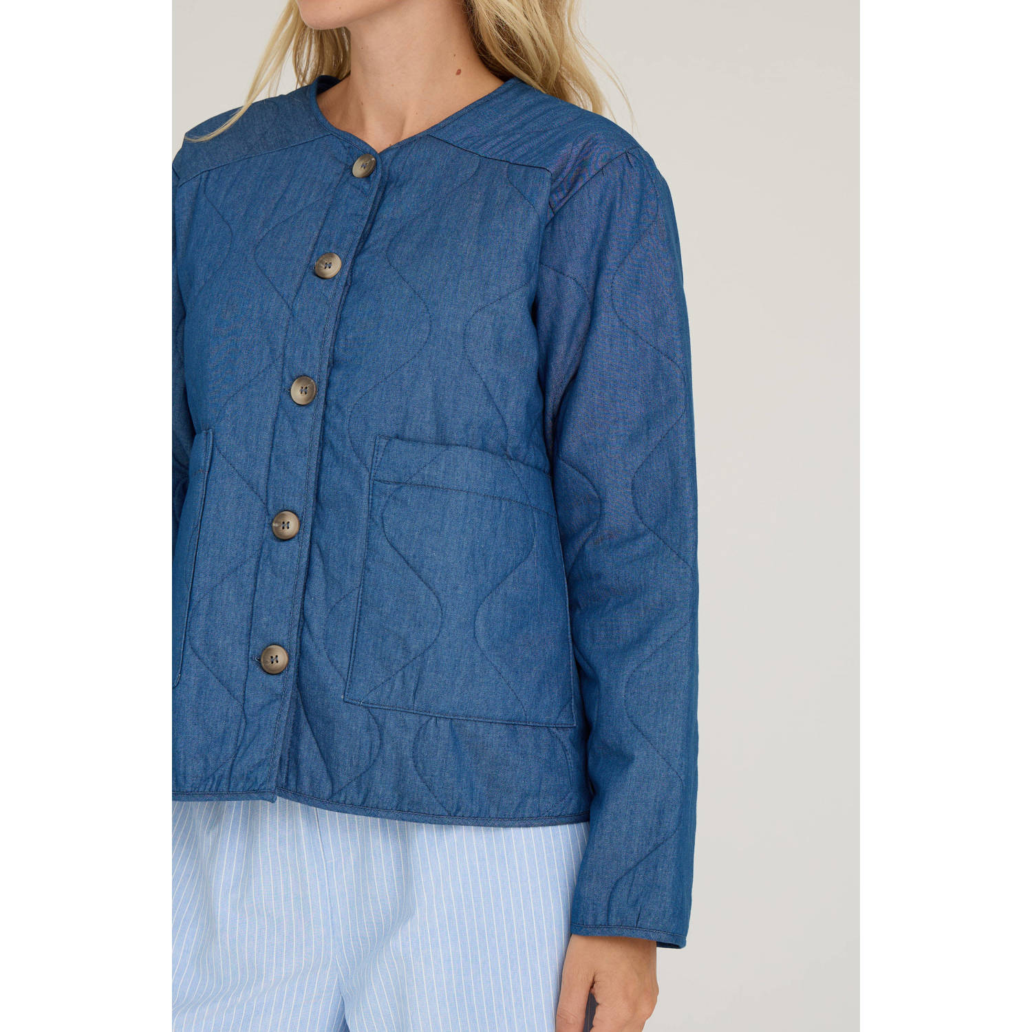 A-View spijkerjas medium blue denim