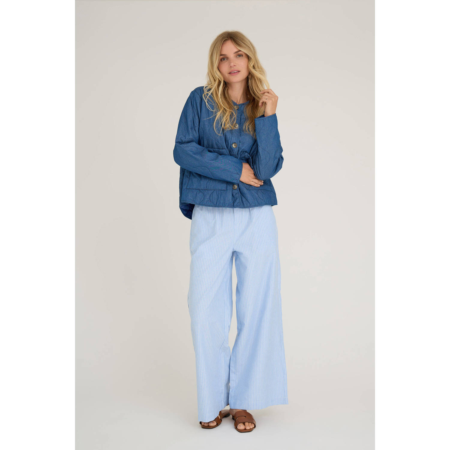 A-View spijkerjas medium blue denim