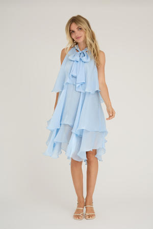 cocktailjurk blauw