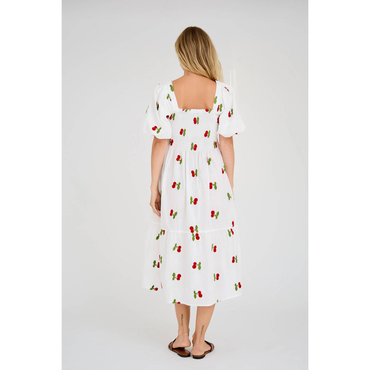 A-View midi jurk wit