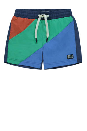 zwemshort blauw/rood/groen