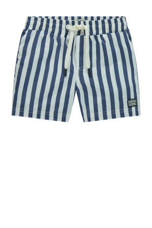 zwemshort blauw/wit