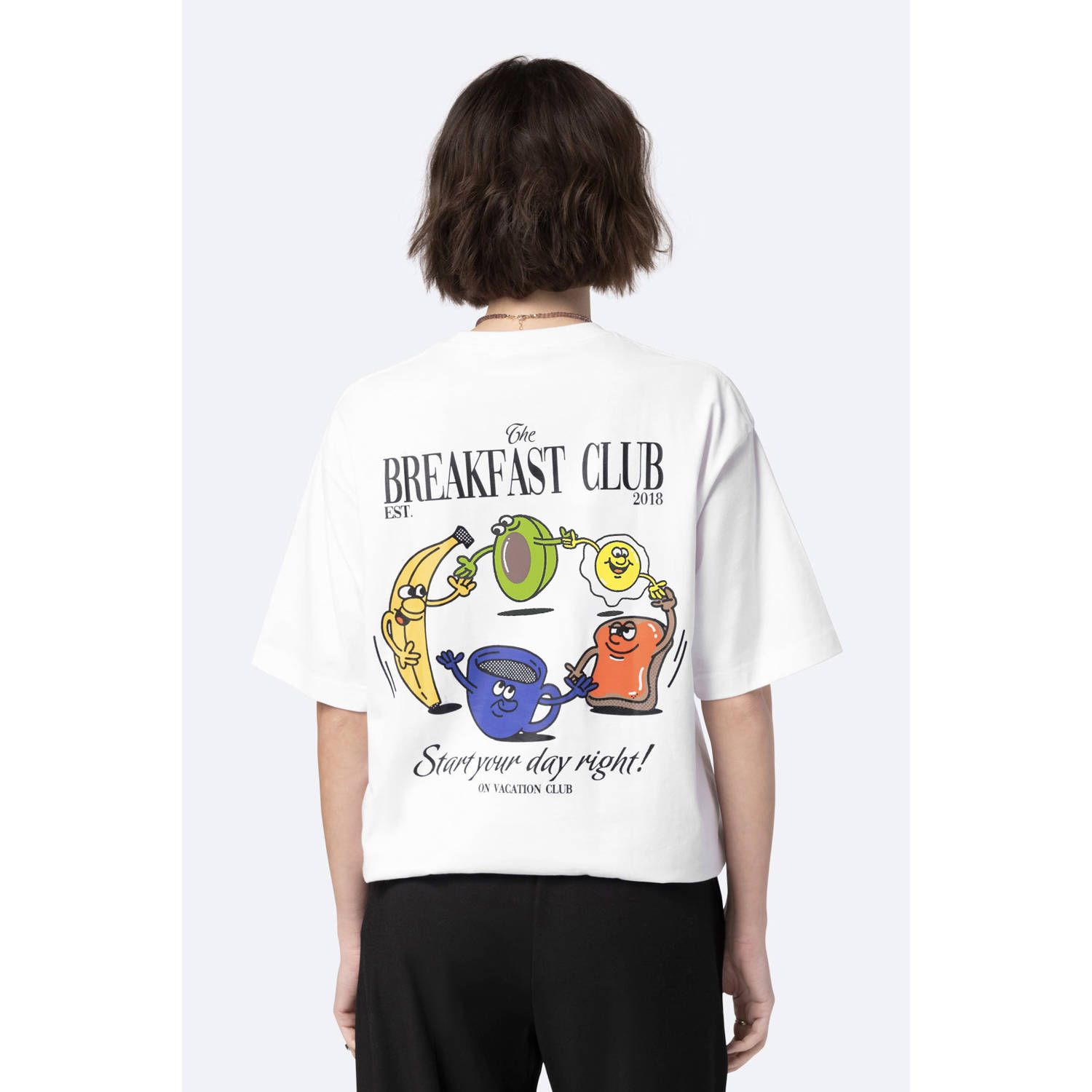 On Vacation Club T-shirt wit