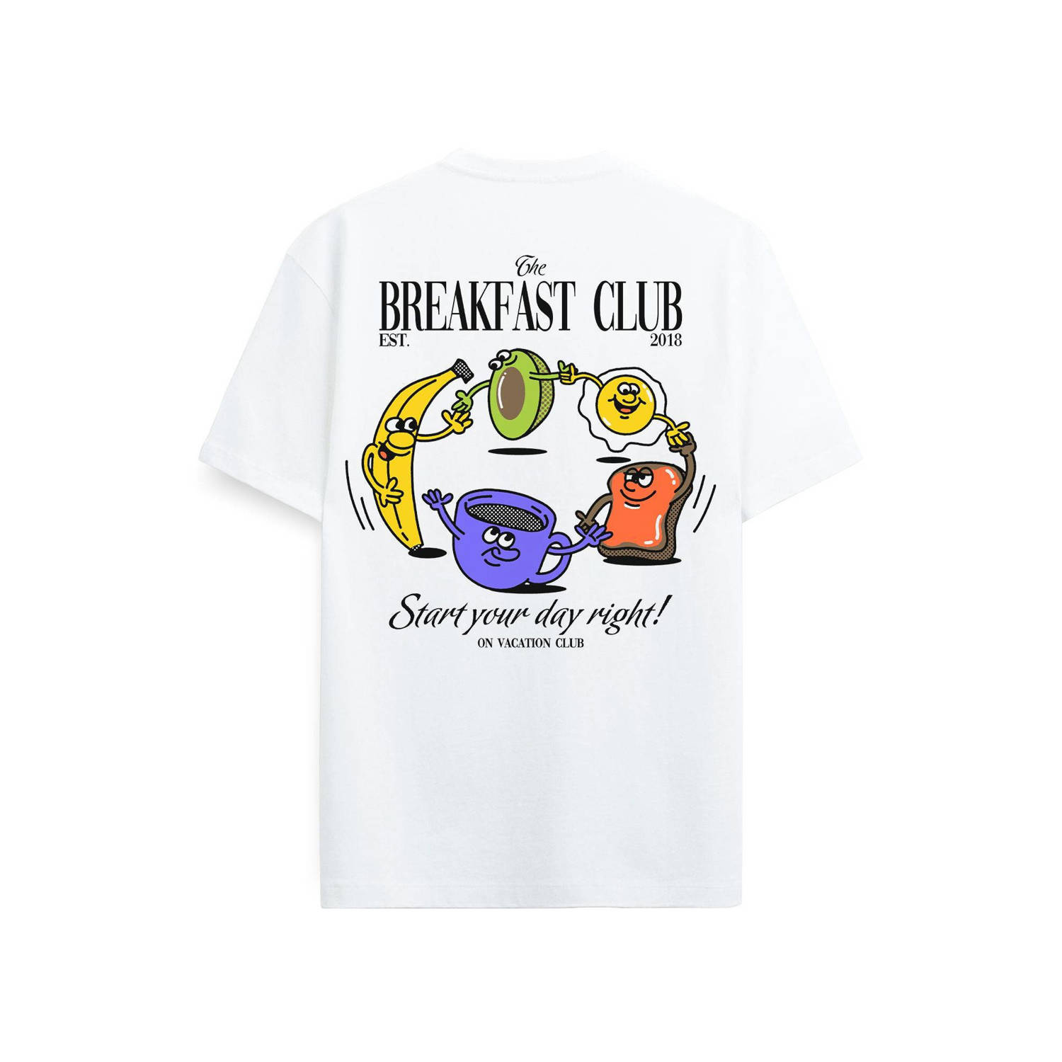 On Vacation Club T-shirt wit